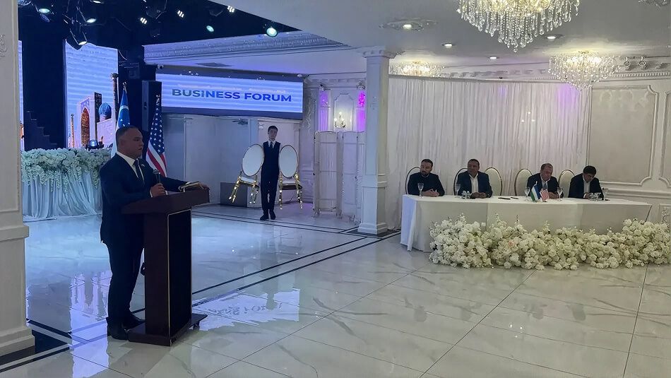 Speaking at the business forum